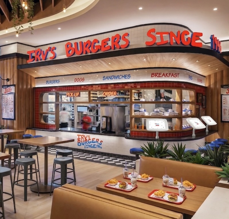 Kiosk at the counter